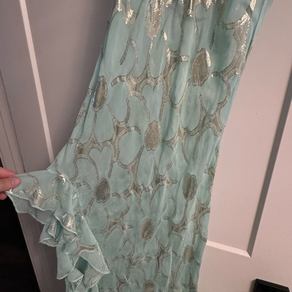 Delfi Collective Aqua Dress Size Large - Picture 2 of 5